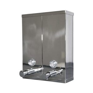 Stainless Steel Top Up Dual Manual Dispenser 2000ml - Click Clean