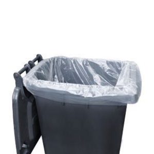 Wheelie Bin Liners Clear - Pack of 100