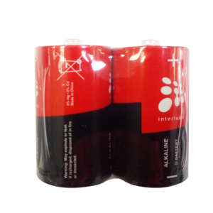Intelude D Cell Battery 2Pk