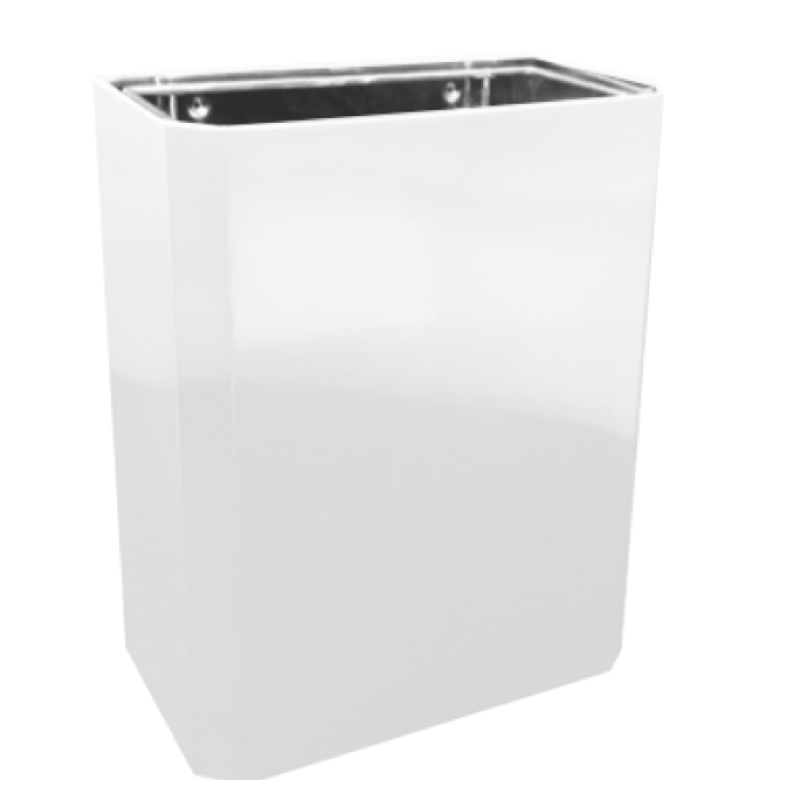 Classique White Large Wall Mounted Bin