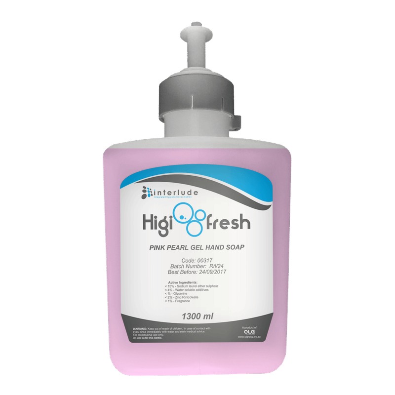 Interlude Higifresh Pink 1300Ml Gel Soap
