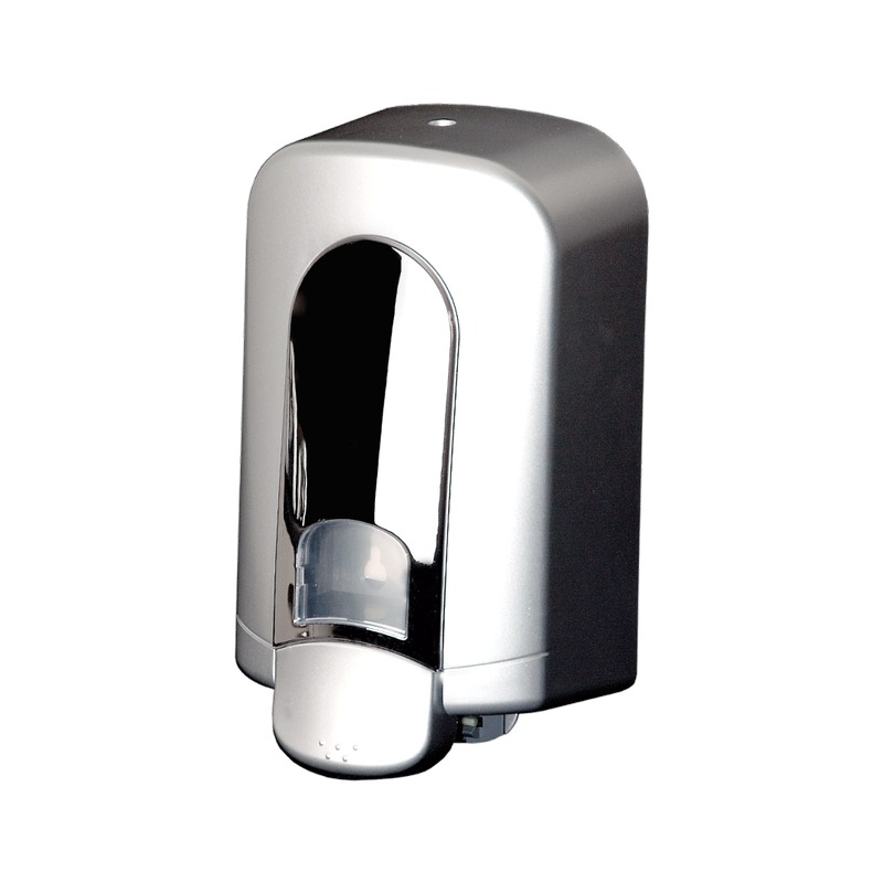 Harmony Silver Chrome Static 500Ml Manual Gel Dispenser