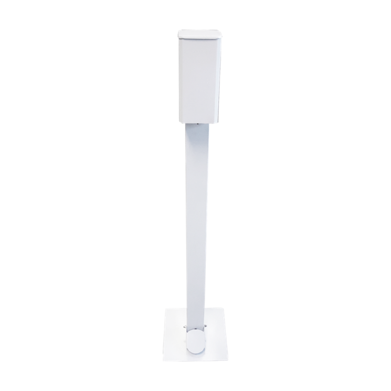 Solo White Pedal 800Ml Floor Stand Sanitizing Dispenser