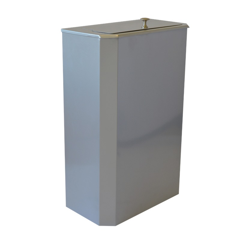 Symphony Silver Flat Lid Large Sanitary Bin