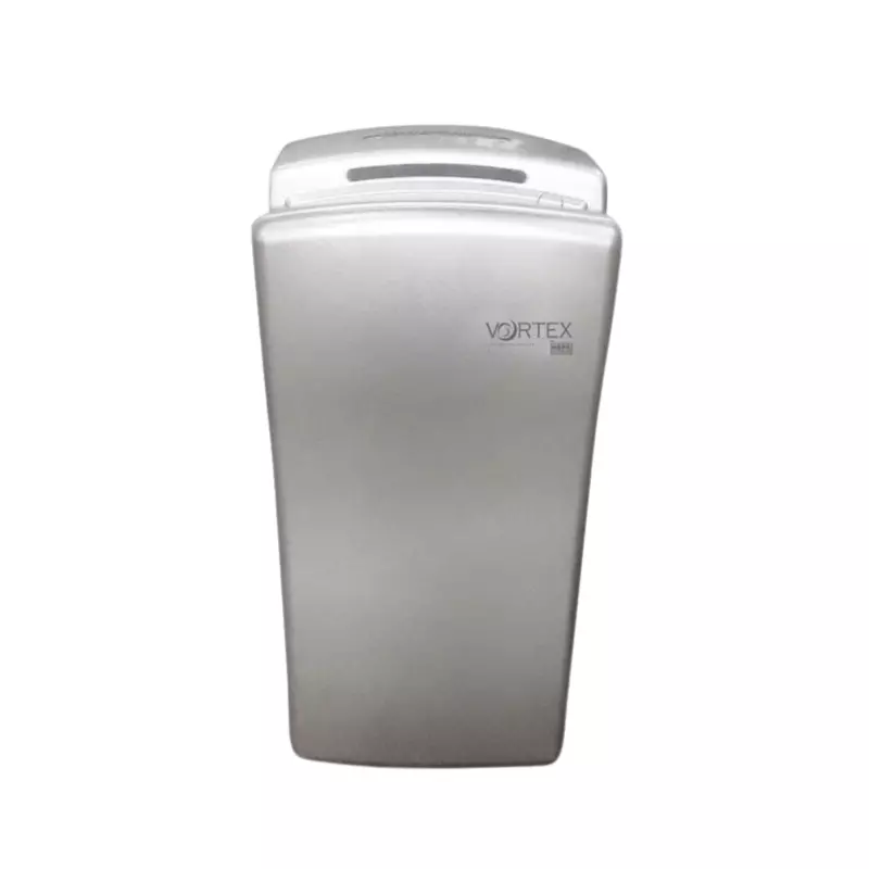 Vortex Silver Vertical Hand Dryer with HEPA