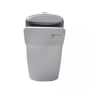 Dual Flow Silver Hand Dryer with HEPA