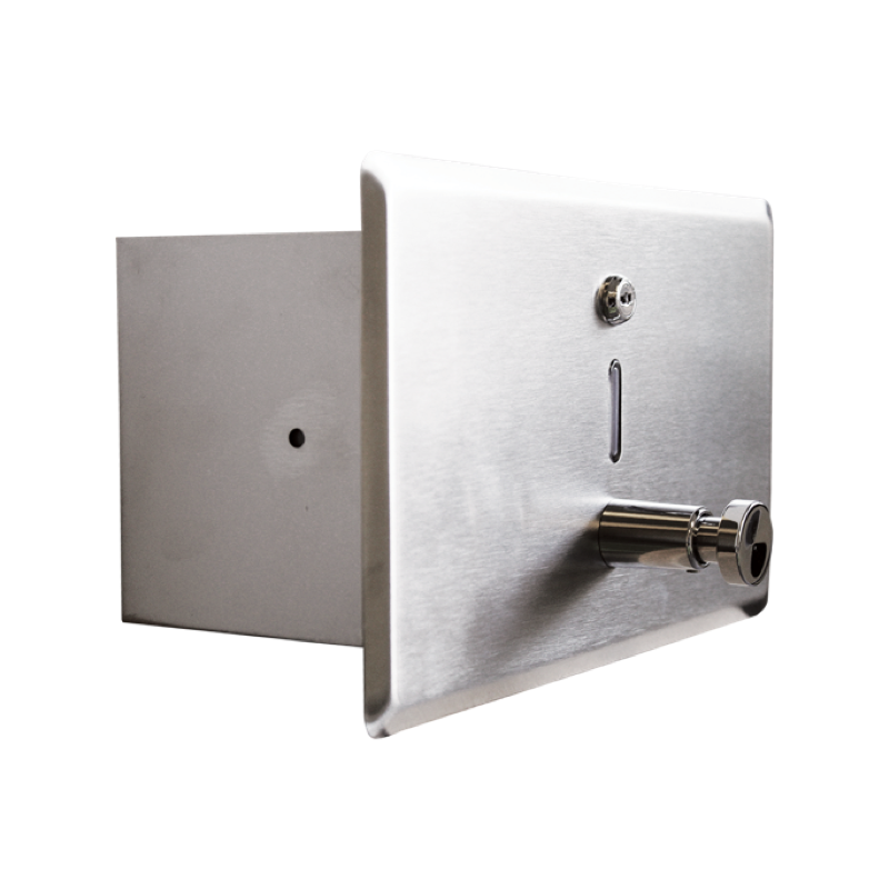 Classique Stainless Steel Recessed 1L Soap Dispenser