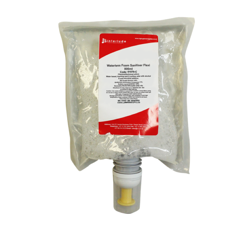 Recap Higisan Waterless Flexi 800Ml Foam Sanitzr