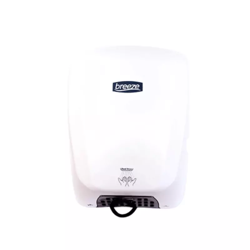 Breeze 1.8kW Plastic White Hand Dryer
